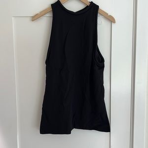 Brandon Maxwell black top size 6 used good condition